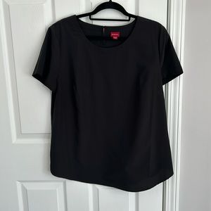 Black S/S Merona XXL top keyhole and button at back neck. excellent condition.
